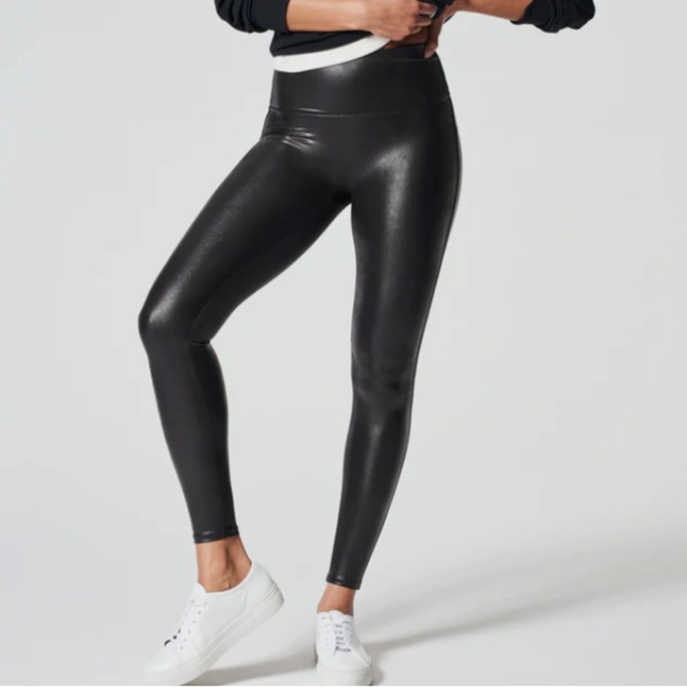 SPANX Faux Leather Leggings